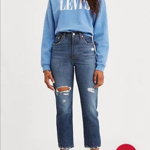 Levi’s Premium 724 High Rise Straight Crop